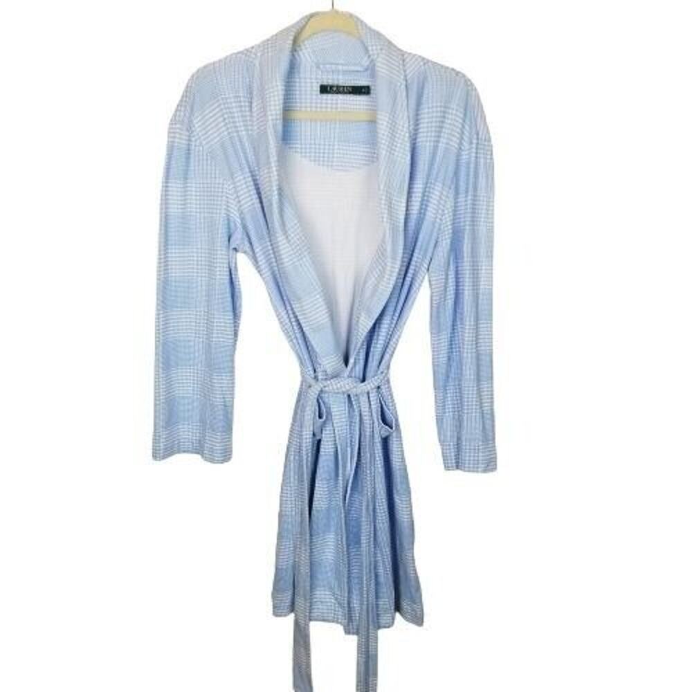 Lauren Ralph Lauren Womens Bath Robe Sz M Loungewear Comfort Preppy Old Money